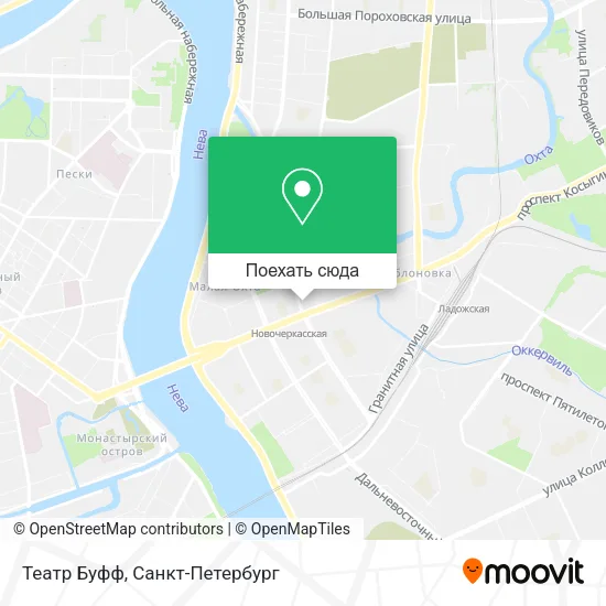 Карта Театр Буфф