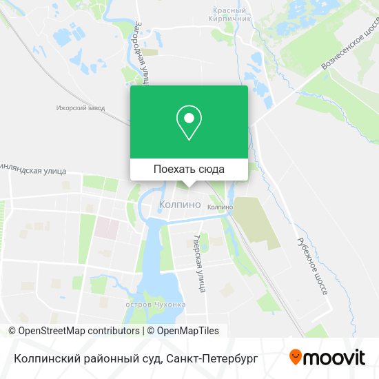 Карта Колпинский районный суд
