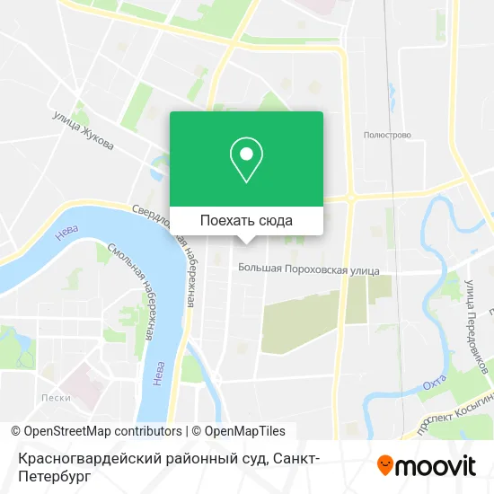 Карта Красногвардейский районный суд