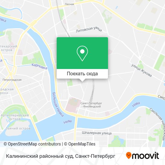 Карта Калининский районный суд