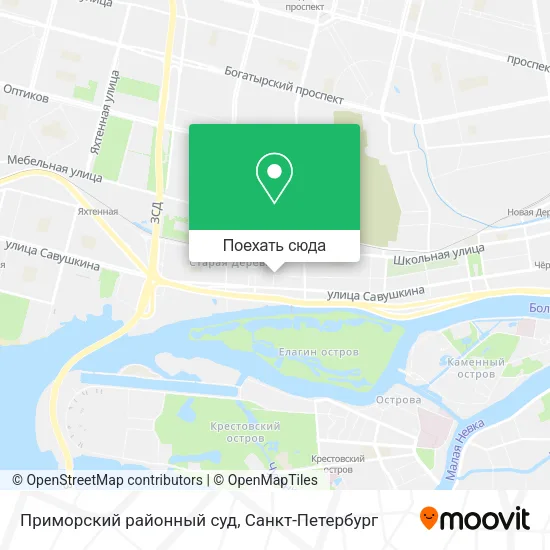 Карта Приморский районный суд