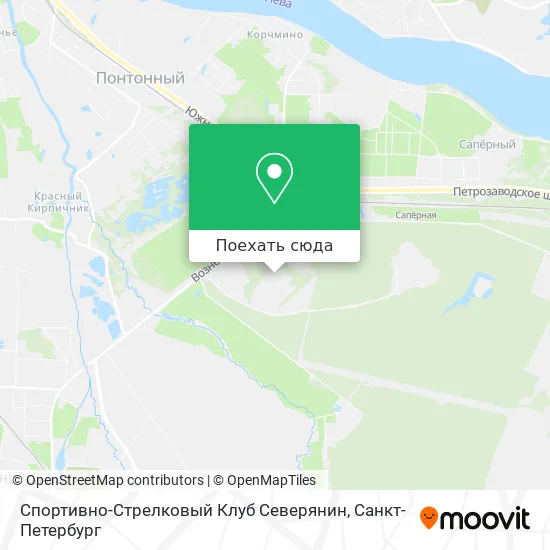 Карта Спортивно-Стрелковый Клуб  Северянин