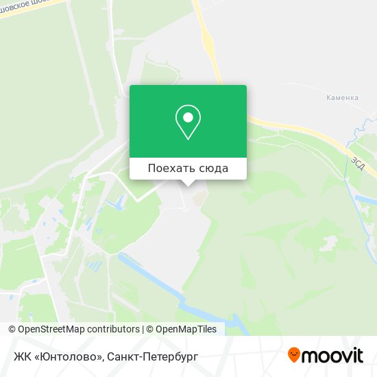 Карта ЖК «Юнтолово»