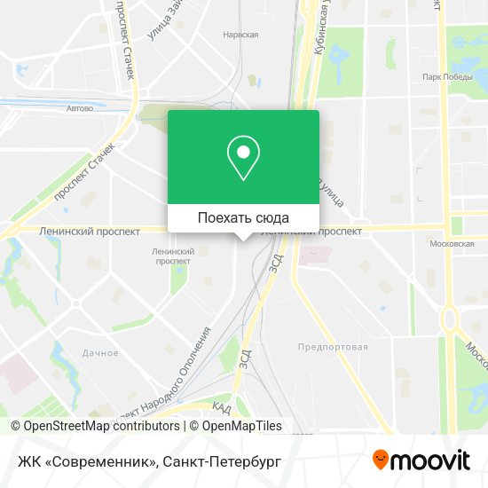 Карта ЖК «Современник»