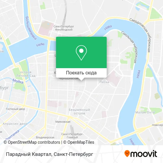 Карта Парадный Квартал