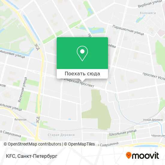 Карта KFC