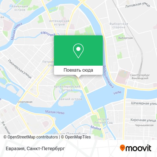 Карта Евразия