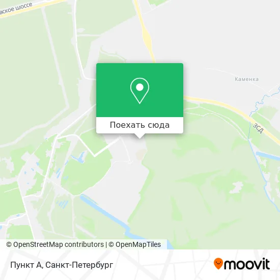 Карта Пункт А
