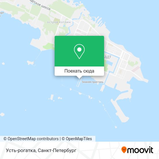 Карта Усть-рогатка