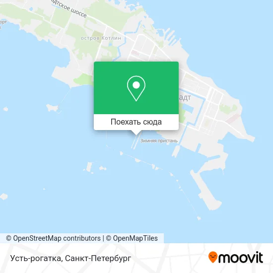 Карта Усть-рогатка