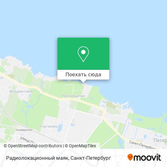 Карта Радиолокационный маяк