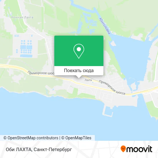 Карта Оби ЛАХТА