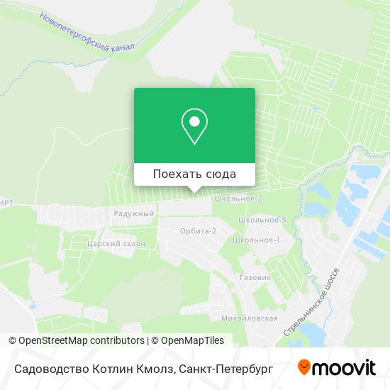 Карта Садоводство Котлин Кмолз