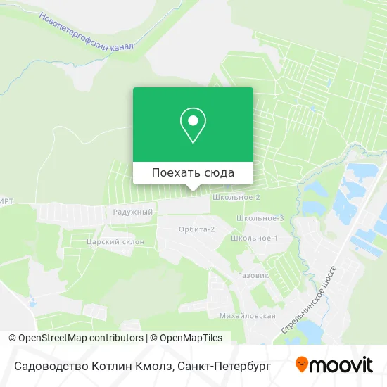 Карта Садоводство Котлин Кмолз