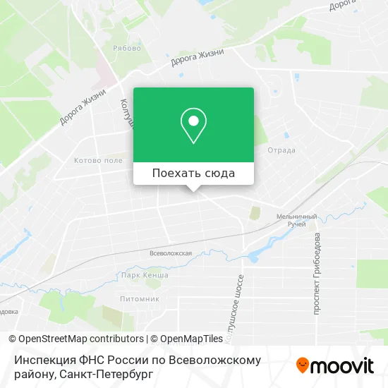 Карта Инспекция ФНС России по Всеволожскому району