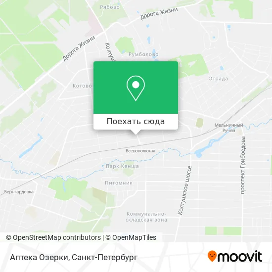 Карта Аптека  Озерки