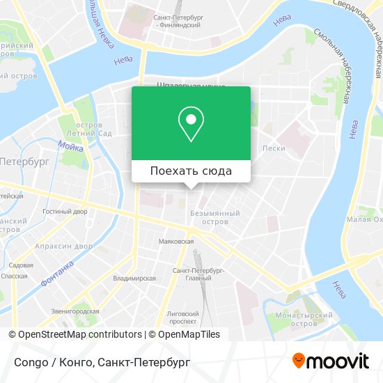 Карта Congo / Конго