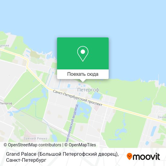 Карта Grand Palace (Большой Петергофский дворец)