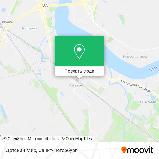 Карта Детский Мир