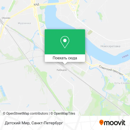 Карта Детский Мир