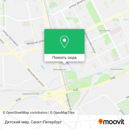 Карта Детский мир