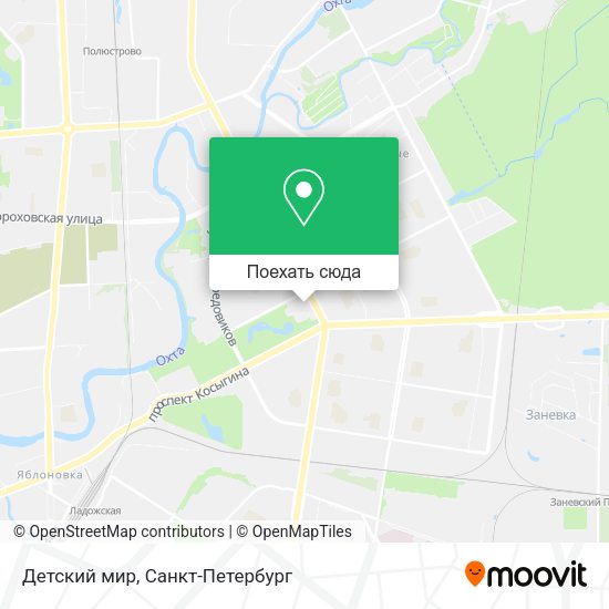 Карта Детский мир