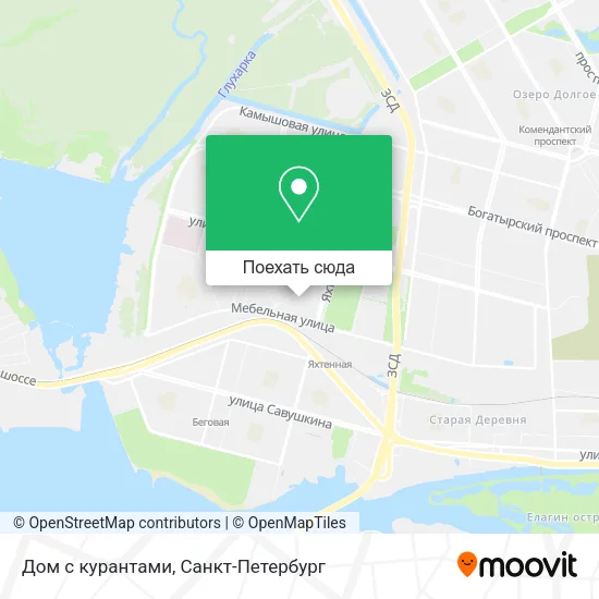 Карта Дом с курантами