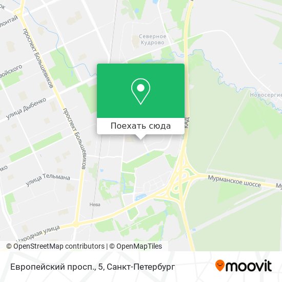 Карта Европейский просп., 5
