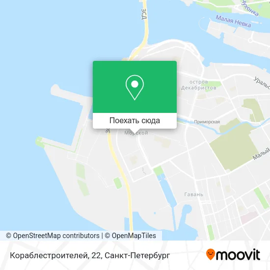 Карта Кораблестроителей, 22