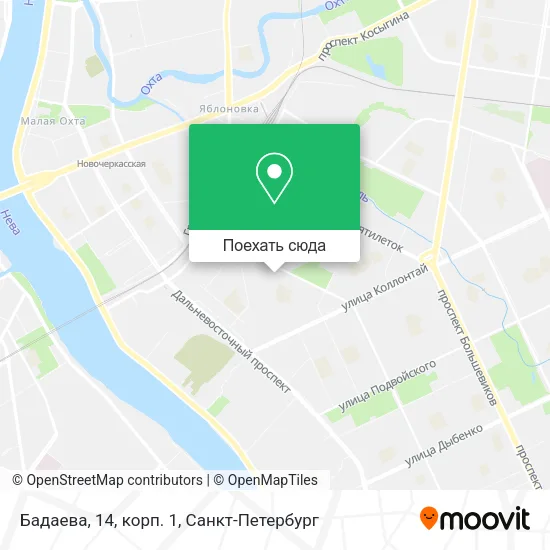 Карта Бадаева, 14, корп. 1