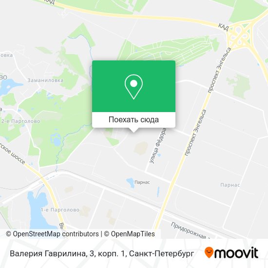Карта Валерия Гаврилина, 3, корп. 1