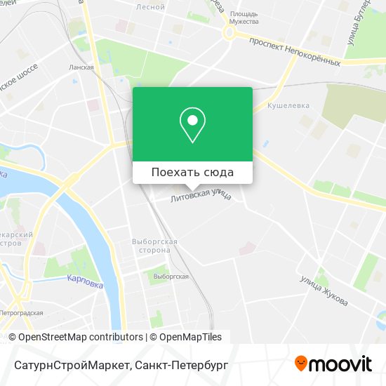 Карта СатурнСтройМаркет
