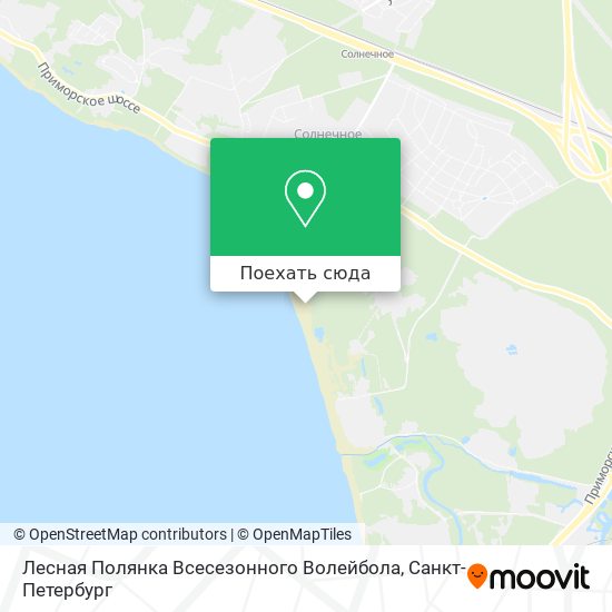 Карта Лесная Полянка Всесезонного Волейбола