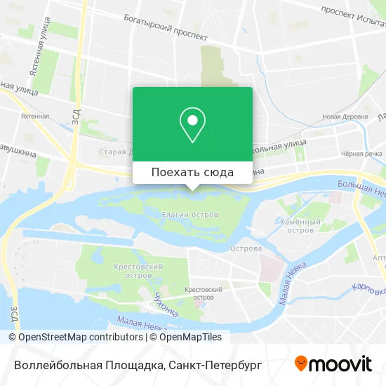 Карта Воллейбольная Площадка