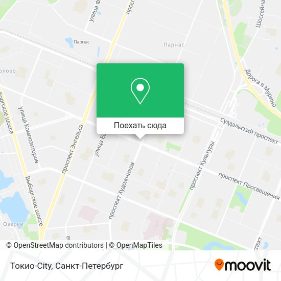 Карта Токио-City