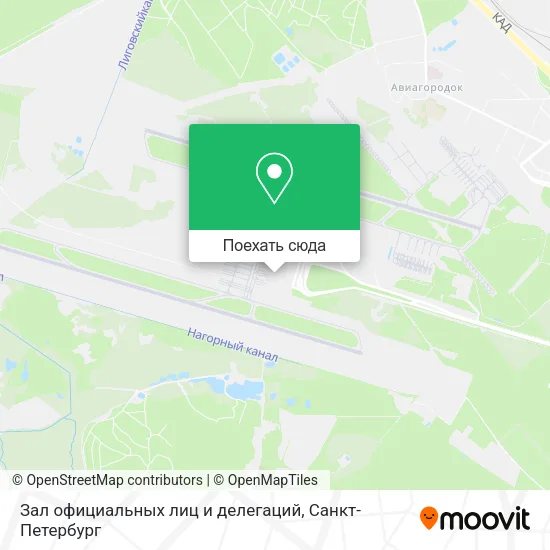 Карта Зал официальных лиц и делегаций