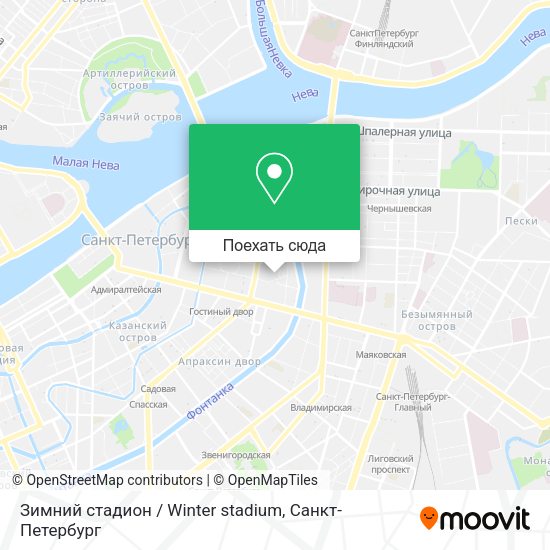 Карта Зимний стадион / Winter stadium