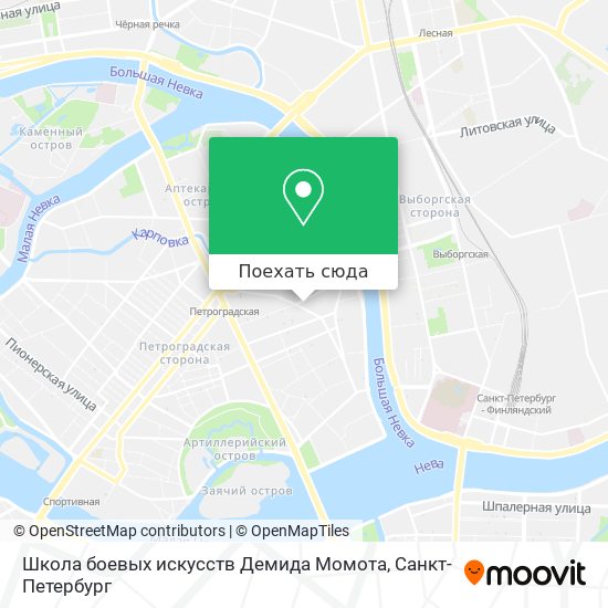 Карта Школа боевых искусств Демида Момота