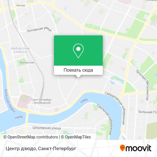 Карта Центр дзюдо