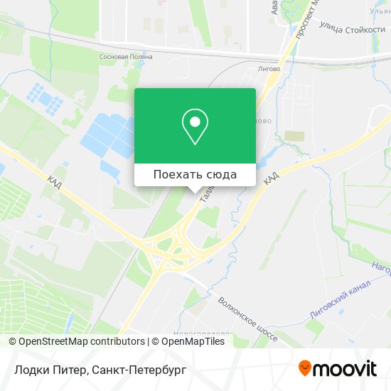 Карта Лодки Питер