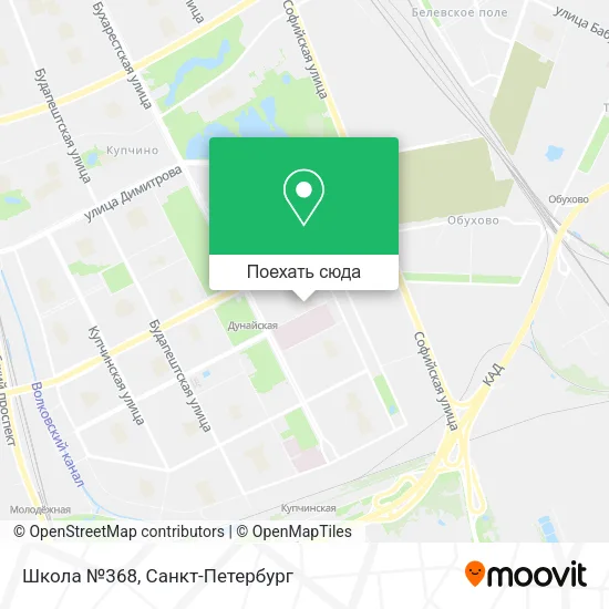 Карта Школа №368