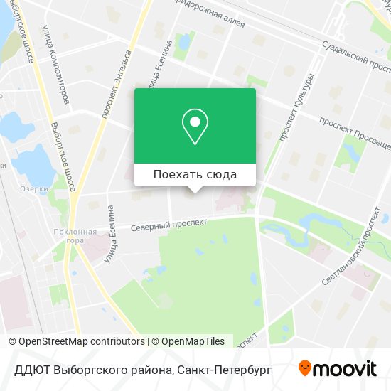 Карта ДДЮТ Выборгского района