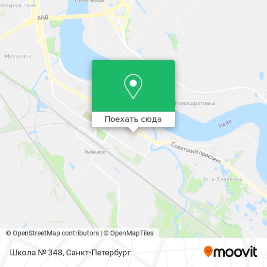 Карта Школа № 348