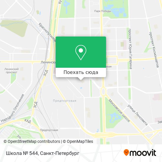 Карта Школа № 544