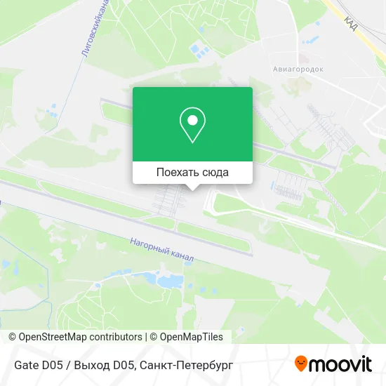 Карта Gate D05 / Выход D05