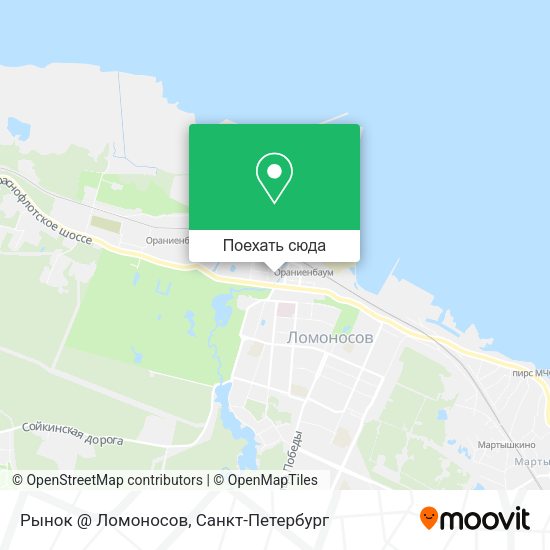Карта Рынок @ Ломоносов