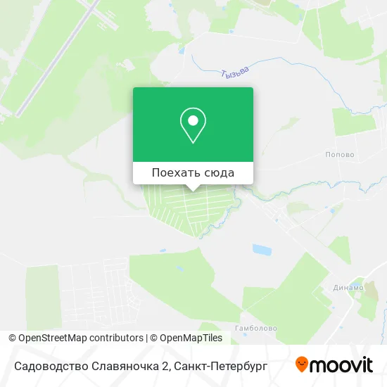 Карта Садоводство Славяночка  2