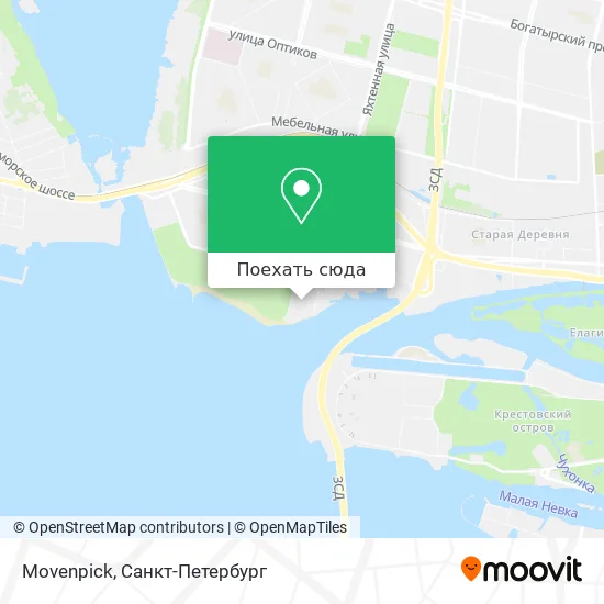 Карта Movenpick