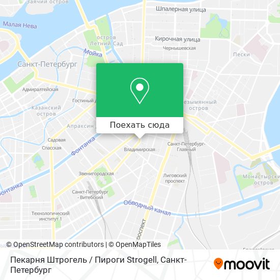 Карта Пекарня  Штрогель  / Пироги  Strogell