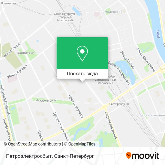 Карта Петроэлектросбыт